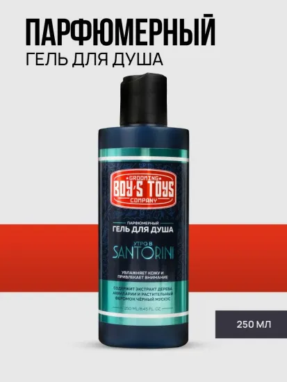 Парфюмерный гель для душа Boy's Toys, 250 мл