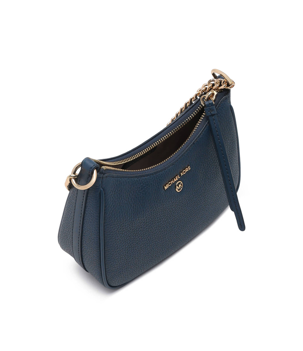 Кожаная сумка хобо Michael Kors - темно-синий(32F3GT9C1L)