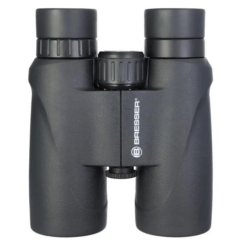 Бинокль Bresser TrueView 8x42 WP вид сверху на центральное колесо фокусировки
