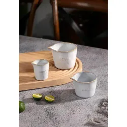 Соусник молочник 58 мл d 5,5 см h5,5 см круглый керамика Gray Frutti di Mare P.L. [6]