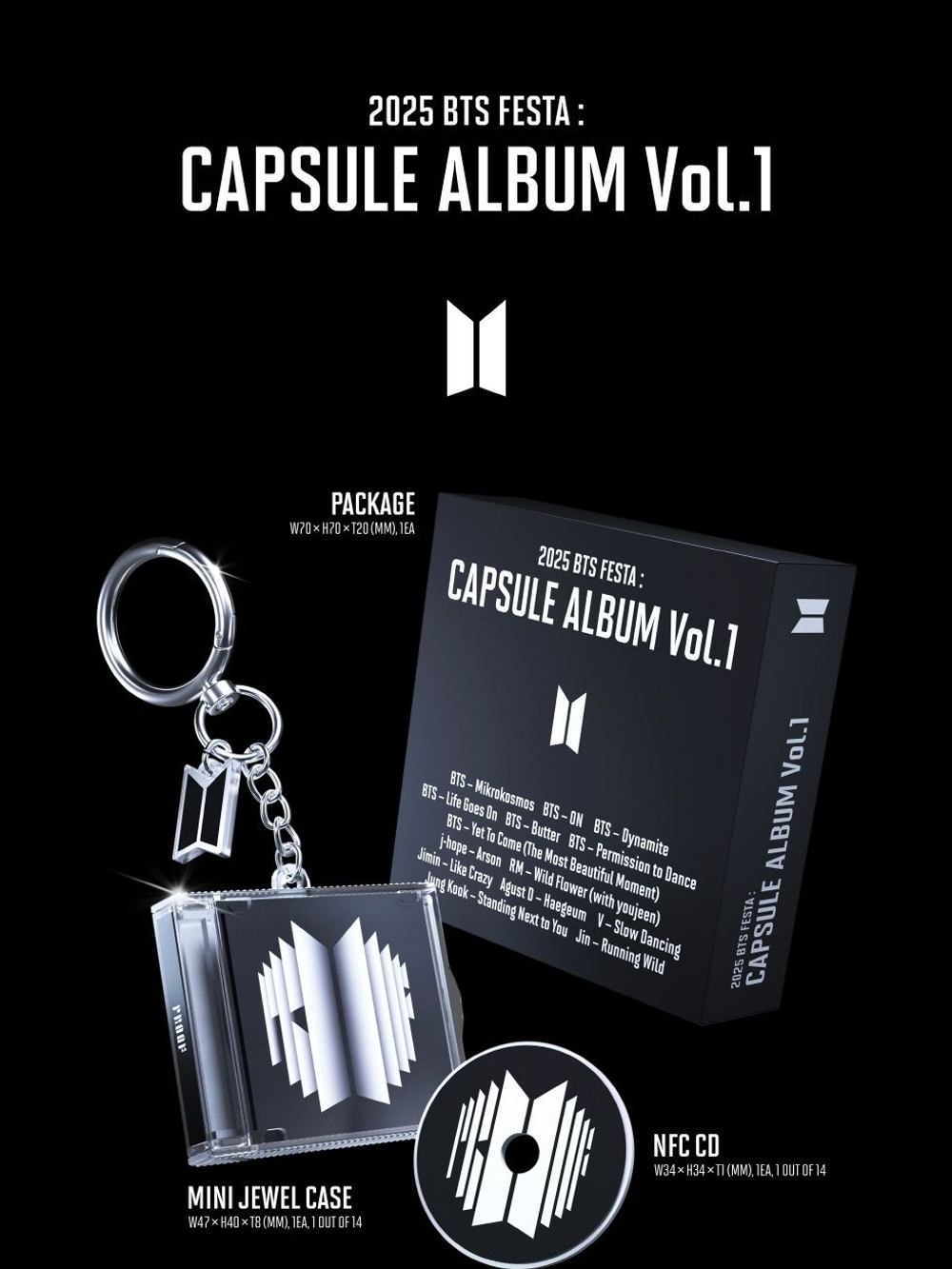 Альбом BTS - 2025 BTS FESTA CAPSULE ALBUM Vol.1