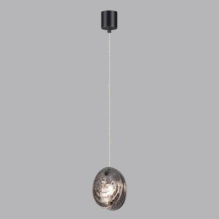 5038/1A MODERN ODL24 367 черный/дымчатый/металл/стекло Подвес G9 1*40W MUSSELS