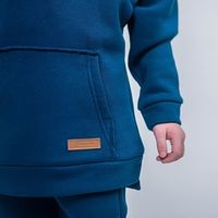 Худи с капюшоном "Петроль" утепленное