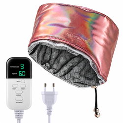 BEST NANO Thermal Hair Cap With Foil Coating Термошапка с фольгированным покрытием, дисплеем и таймером
