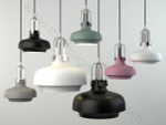 Pendant design lamp Copenhagen by Space Copenhagen D60 (Black)