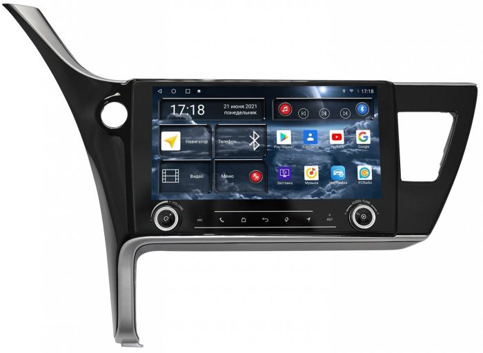 Магнитола для Toyota Corolla 2016-2018 - Redpower K 266 Android 10, Быстрая, Hi-Fi звук, CarPlay, SIM-слот