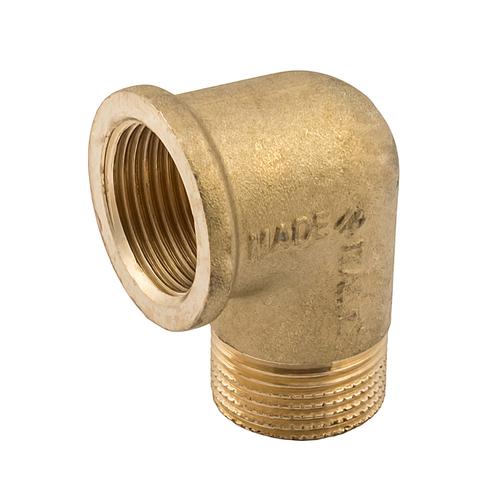 Угол переходной НВ 15х20 (1/2"х3/4") латунь