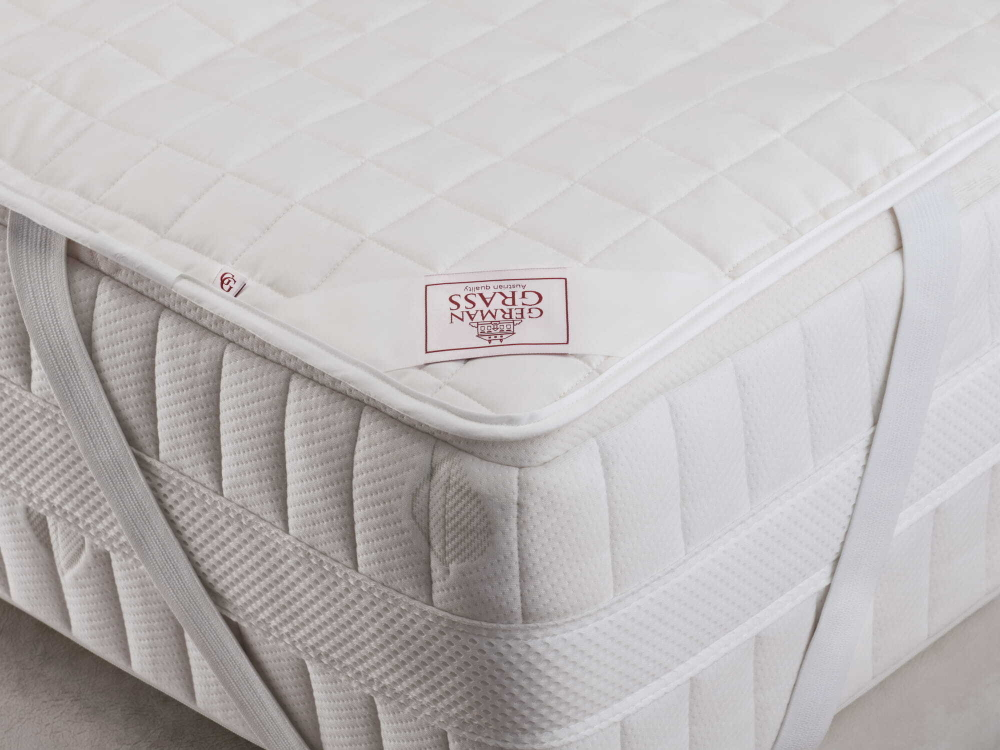 Наматрасник непромокаемый 160х200 German Grass Драйсо Белый (Mattress Cotton Drysoft)