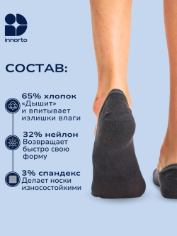 Короткие спортивные носки с пальцами