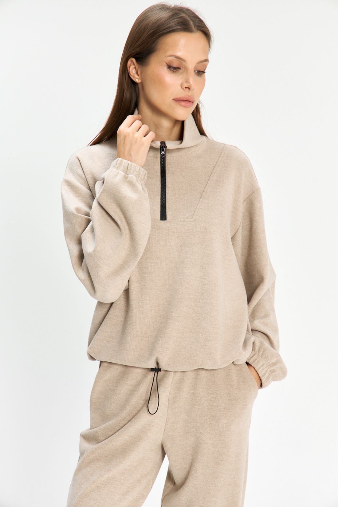 Джемпер R5026 бежевый / one size (42-46)