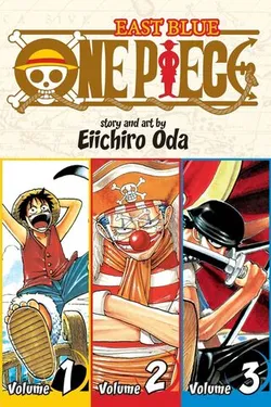 One Piece: East Blue. Vol 1-2-3 (На Английском Языке) (Б/У)