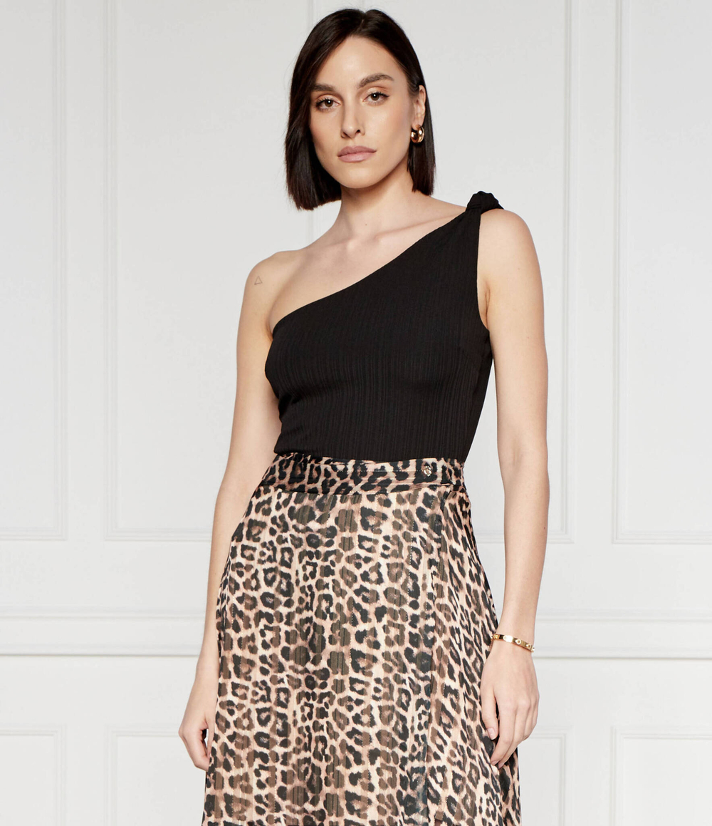 Боди ONE SHOULDER ELENA BODY GUESS - черный(W4GP11 KC7D2)