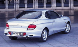 Порог задний правый Hyundai Coupe, Tiburon 1996-2002 (1мм)
