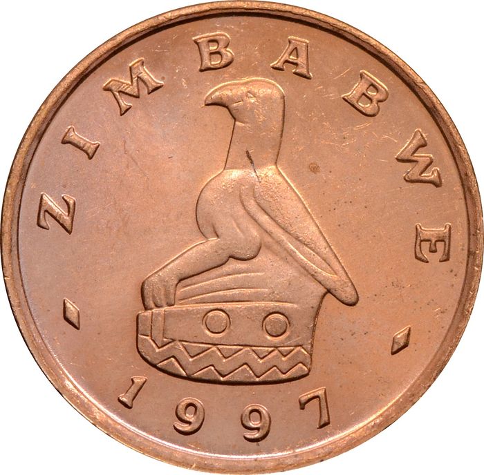 1 цент 1997 Зимбабве AU-UNC