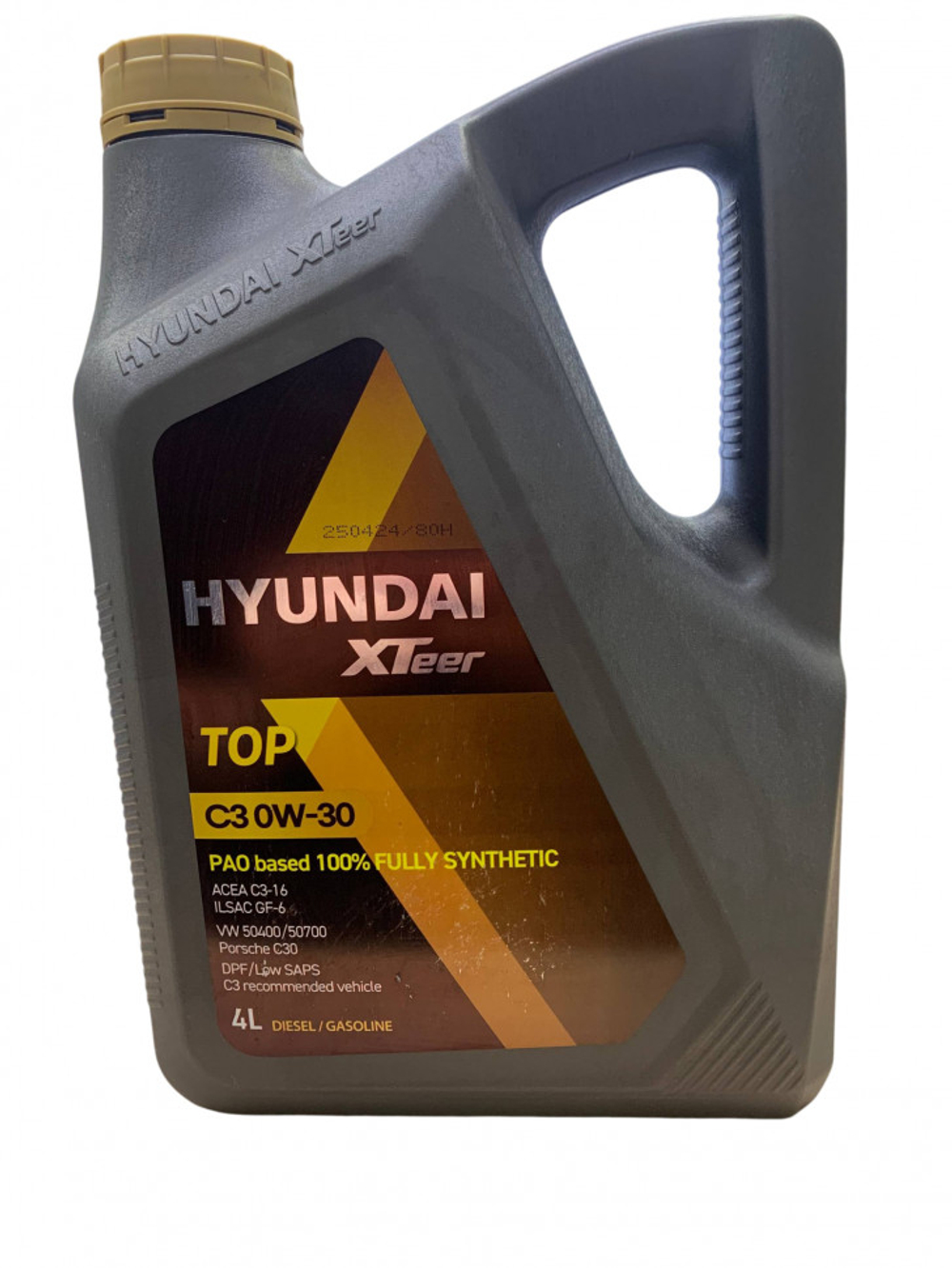 Масло моторное синт. HYUNDAI  XTeer TOP C3 0W30, 4 л 1041102