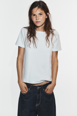 ZARA ДЖИНСОВЫЕ ШОРТЫ BAGGY TRF, ТЕМНЫЙ ИНДИГО