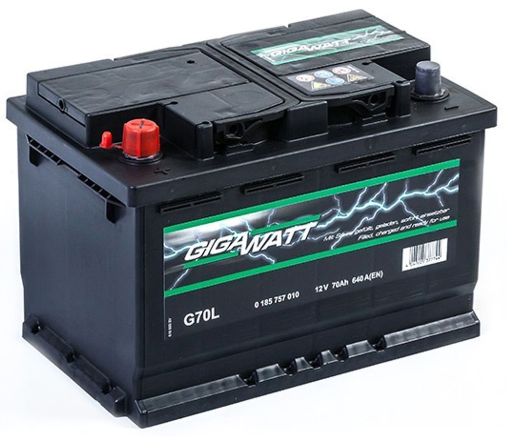GIGAWATT 6CT- 70 аккумулятор GIGAWATT 6CT- 70 аккумулятор