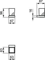Стакан с держателем Ideal Standard CONCA T4504GN