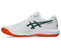 Мужские кросовки для Padel Asics Gel-Dedicate 9 Padel - white/jewel green