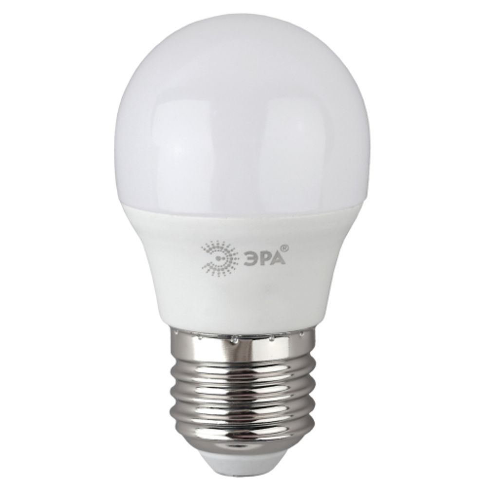 Лампа светодиодная ЭРА RED LINE LED P45-8W-865-E27 R 8Вт шар холодный дневной свет E27 | Лампы cветодиодные Шар (G/P)