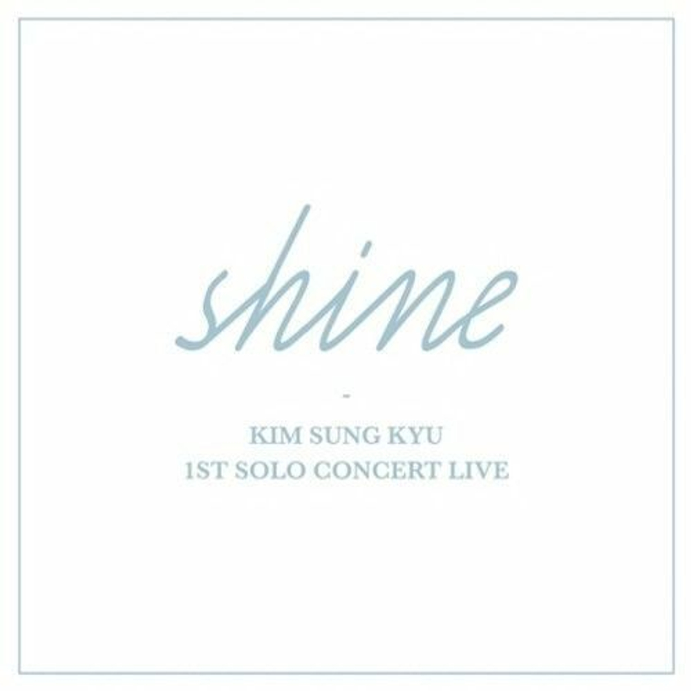 Альбом Infinite Kim Sung Kyu - Shine 1st Solo Concert Live Album