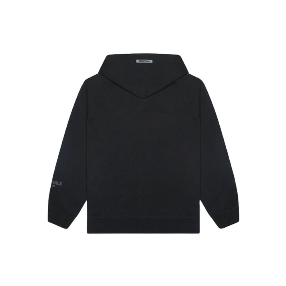 Толстовка Fear of God Essentials FW20 3D Silicon Applique Pullover Hoodie Black, FOG-FW20-225