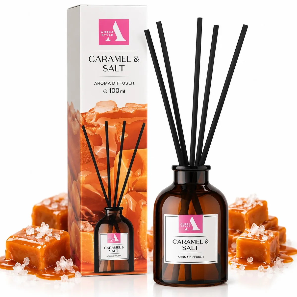 Aroma Style ароматический диффузор Caramel & Salt 100 мл — фото 5