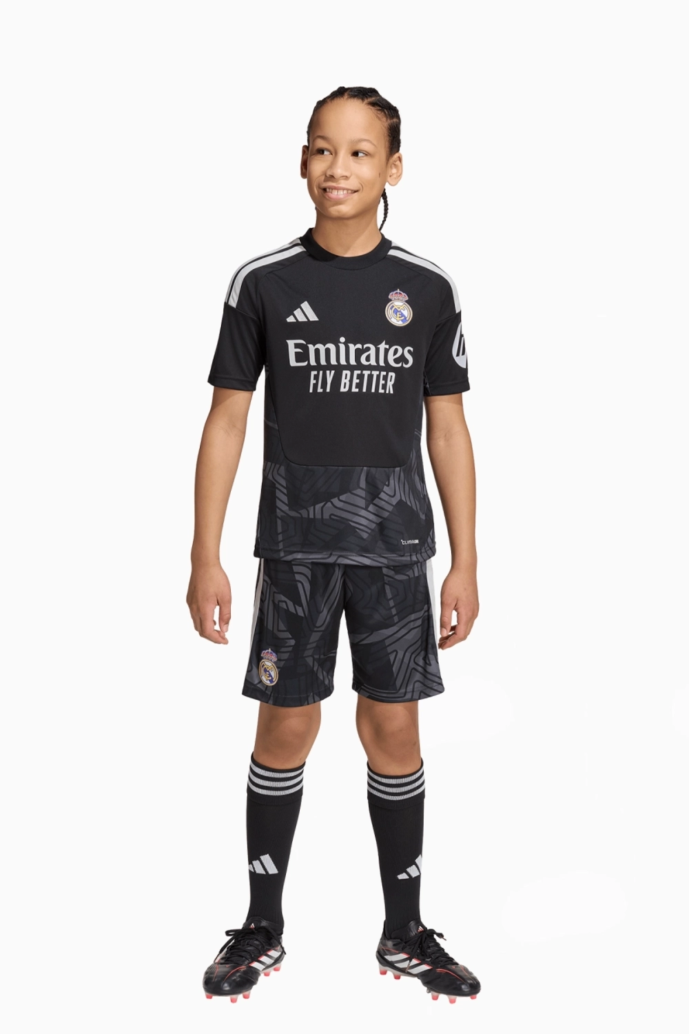 Футбольная форма adidas Real Madrid 26/27 Home Goalkeeper Junior - черный