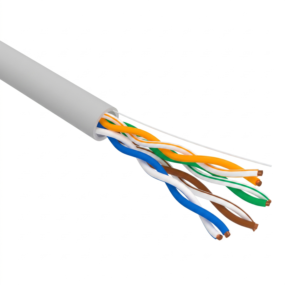 Витая пара UTP Cat 5e серый Sevstar