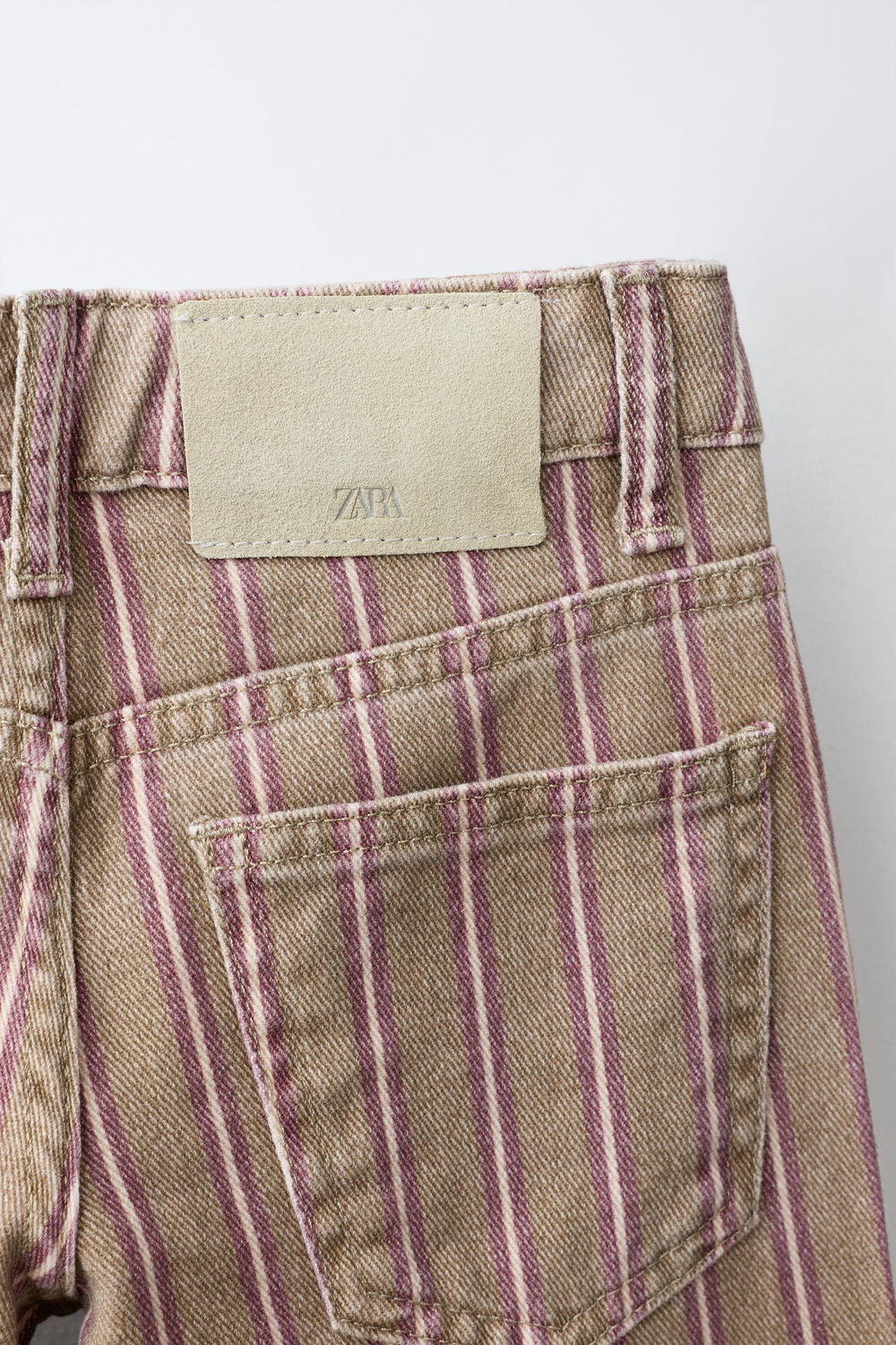 ZARA БРЮКИ WIDE LEG В ПОЛОСКУ, ПОЛОСКИ