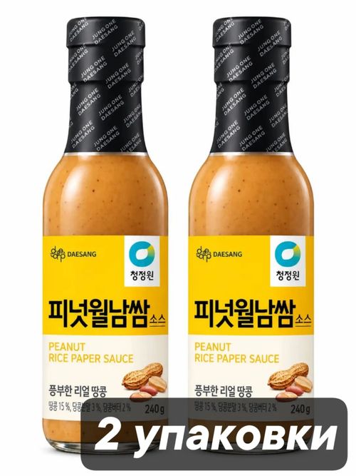 Соус арахисовый Daesang для спринг-роллов 240 г x 2 шт