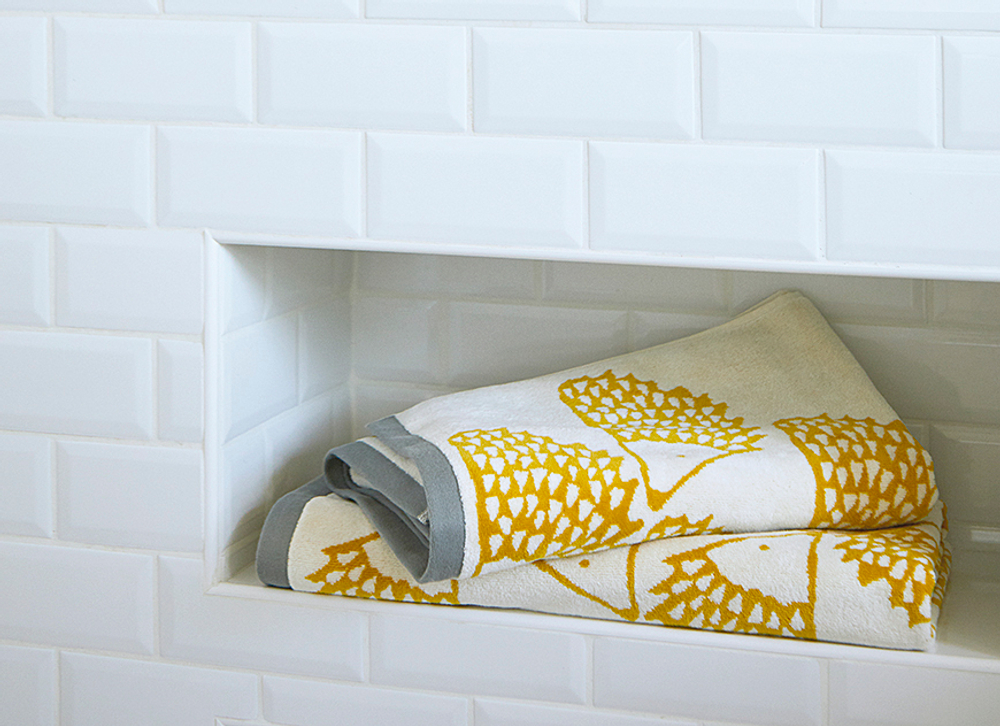 Коврик для ванной SPIKE CURRY Blanc des Vosges 50x90 Желтый