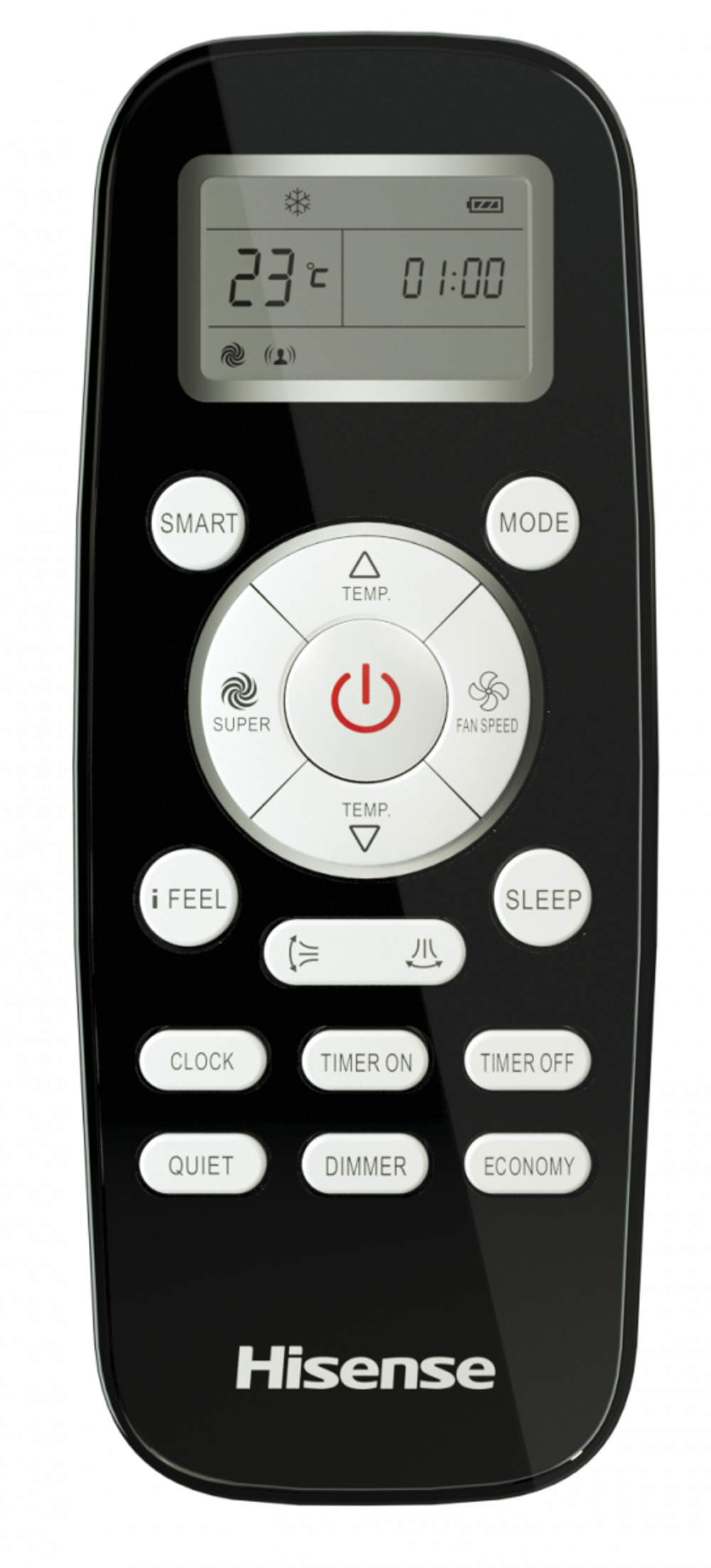 Мульти сплит-система Hisense на 2 комнаты (20+20 кв.м.) Black
