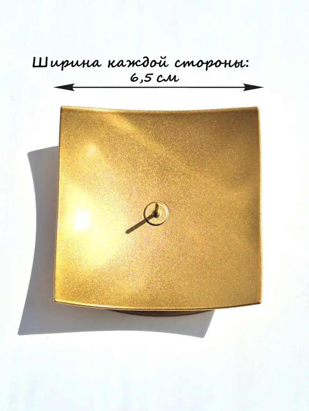 Подсвечник металлический с иглой