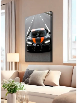 Картина "Bugatti Chiron", галерейная 30х40см 1шт.