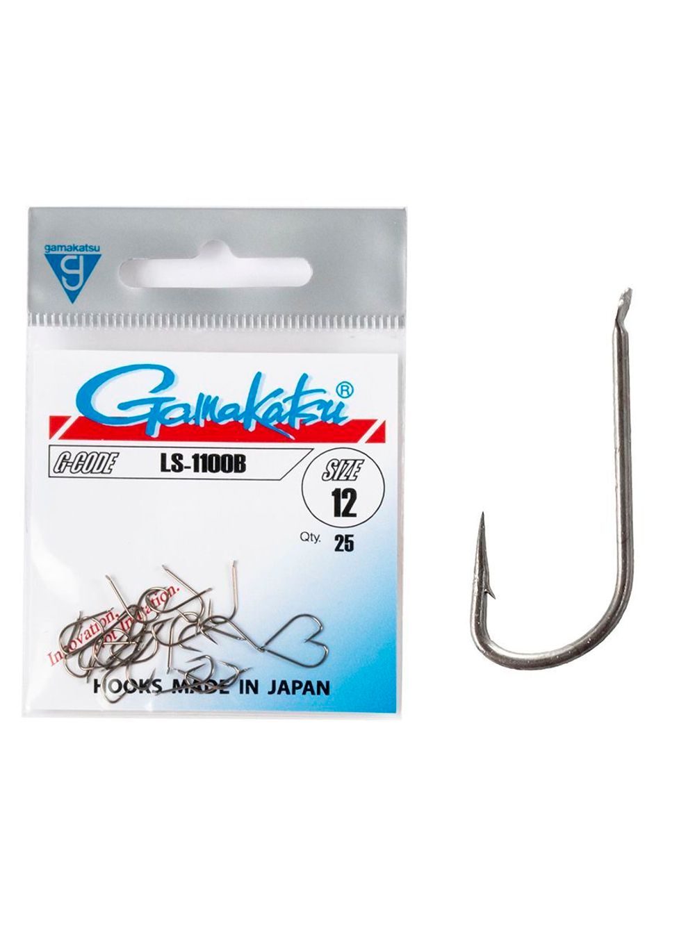 Крючки Gamakatsu LS-1100B HOOKS BRONZE размер 20 (упк.25шт.)