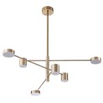 Светодиодная люстра на штанге Arte Lamp STANLEY A2476PL-40PB