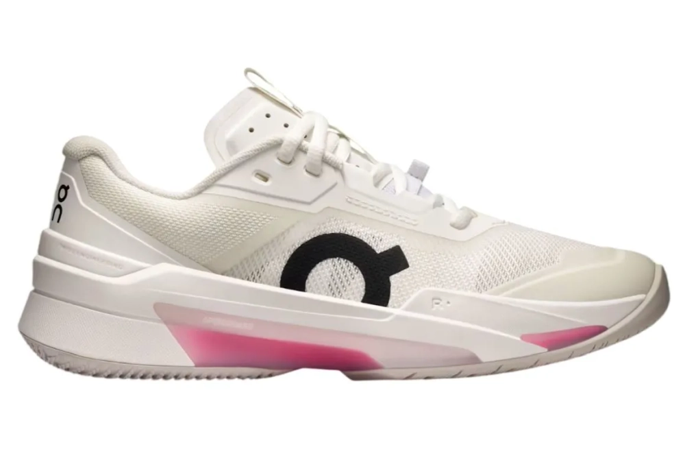 Женские теннисные кроссовки On The Roger Pro Fire - white/pink