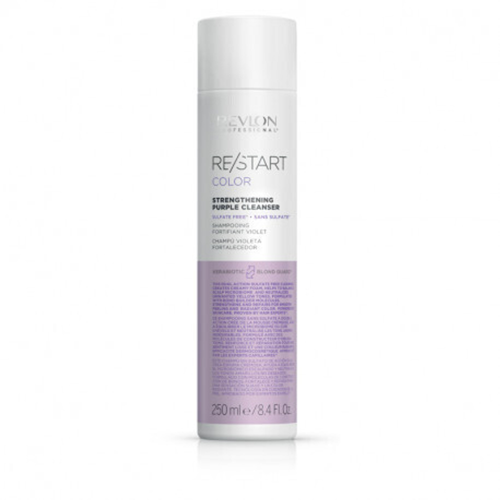 Укрепляющий фиолетовый шампунь Revlon Professional Restart Purple Cleanser Shampoo 250 мл