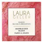 Laura Geller, Baked Blush-N-Brighten, румяна с эффектом мерцающего эффекта, 0018032B розовый кремовый, 4,5 г (0,16 унции)