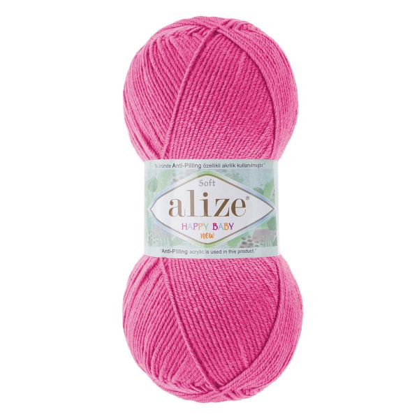 Пряжа Alize (Ализе) Happy Baby New / уп.5 мот. по 100 г, 320м, 157 сахарная вата