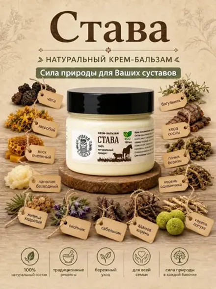 Крем-бальзам для суставов Става