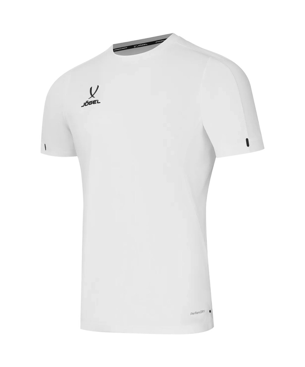 Футболка тренировочная JÖGEL PREMIER PerFormDRY Training Poly Tee, белый