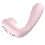 Розовый вибратор для точной стимуляции клитора и точки G Secwell Suction Vibrator Delight Come Alive SW1059