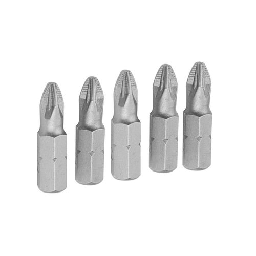 TOLSEN (TT20273) Набор вставок (бит) торцевых 1/4", Pozidriv, Pz2, 25 мм, 5 предметов