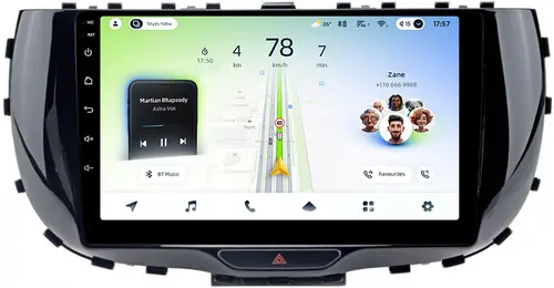Магнитола для KIA Soul 3 2019+ - Teyes CC4L-DTS монитор 9" IPS, Android 14, Быстрая, Snapdragon 662, CarPlay, 4G SIM-слот