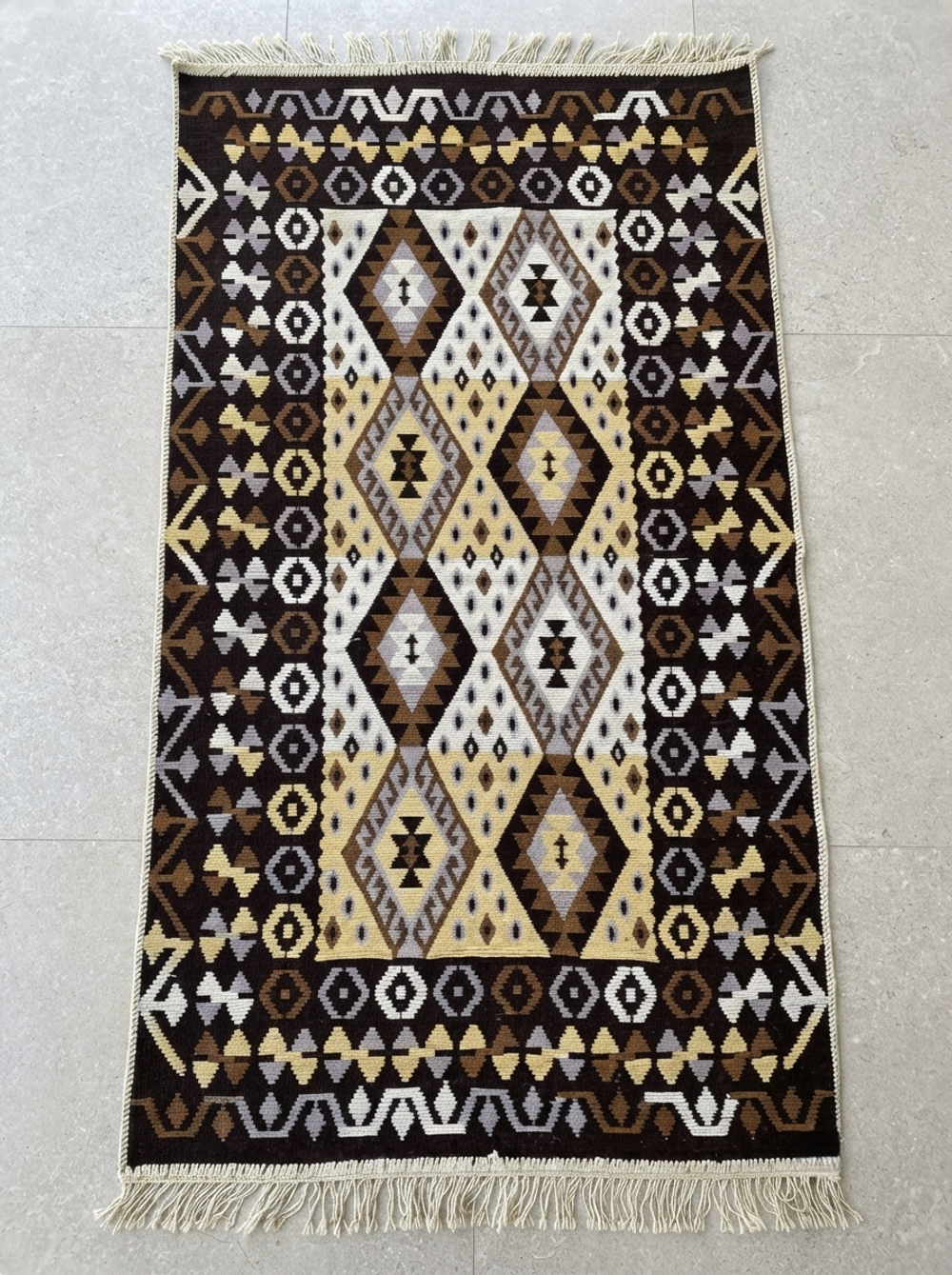 ZALEL Коврик для в/к с бахромой VOSTOK 60*120 арт. 2019