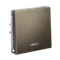 Выключатель кнопочный одноклавишный с подсветкой Systeme Electric ArtGallery Мокко GAL000616