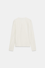 ФУТБОЛКА INTERLOCK С ДЛИННЫМИ РУКАВАМИ — ZARA