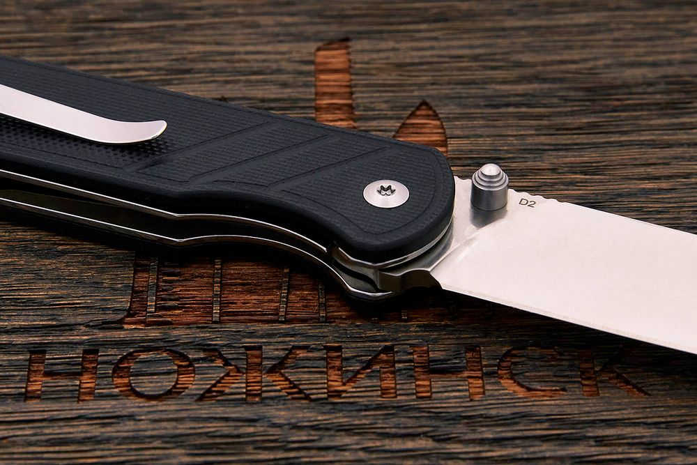 Нож складной QSP QS102-A Parrot V2, клинок 80мм, сталь D2, рукоять G10